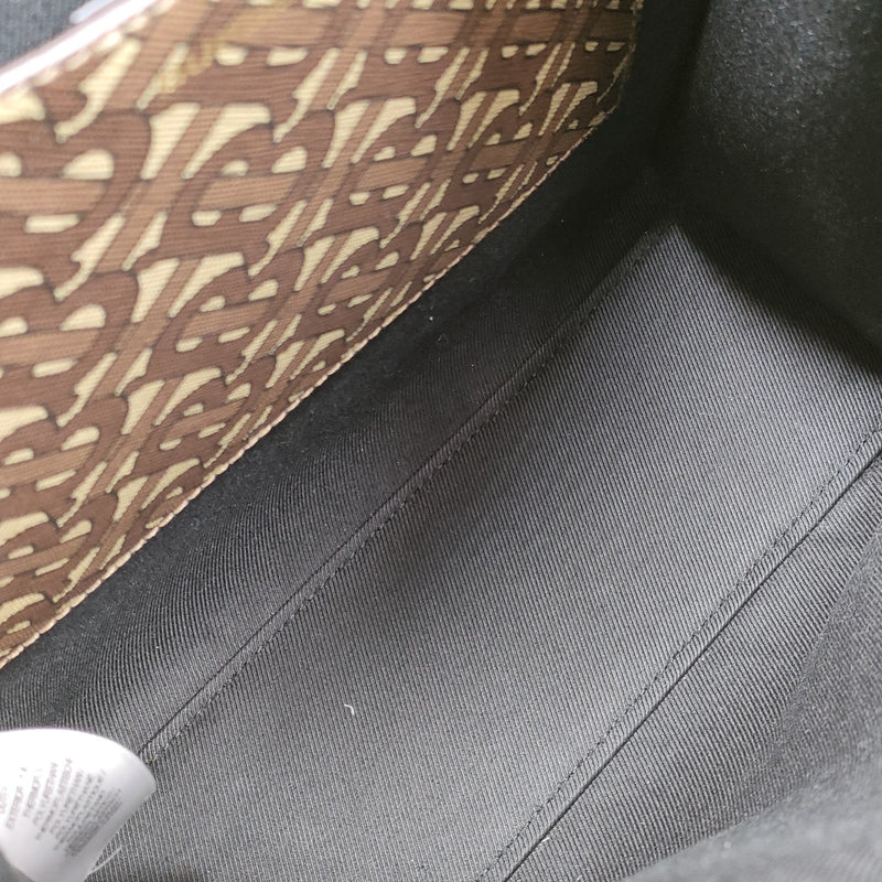 Burberry Hand Bag Brown Pvc