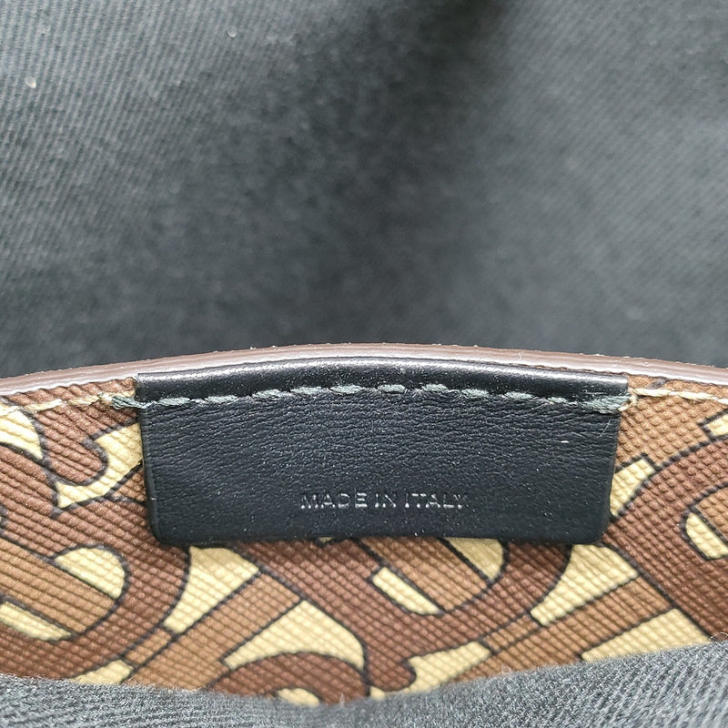 Burberry Hand Bag Brown Pvc