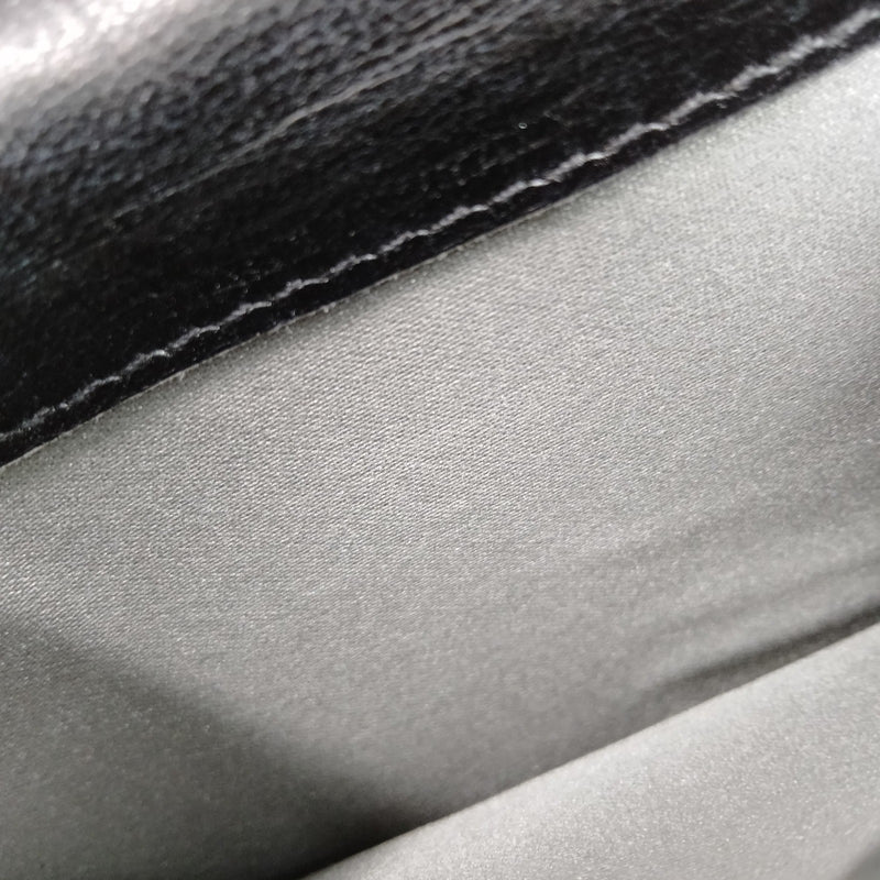 Chanel Long Wallet Black Leather