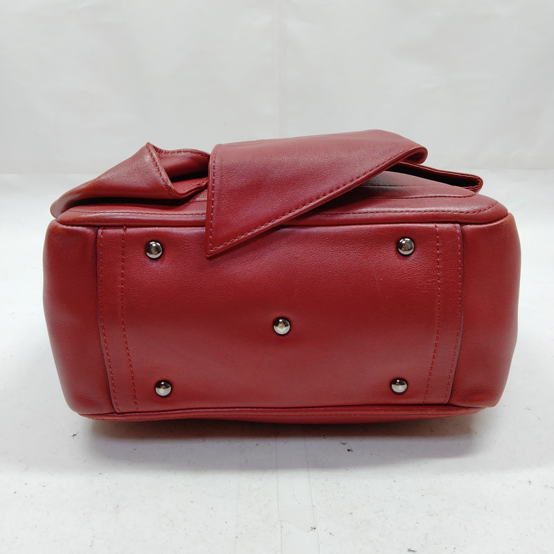 Valentino Garavani Hand Bag Red Leather
