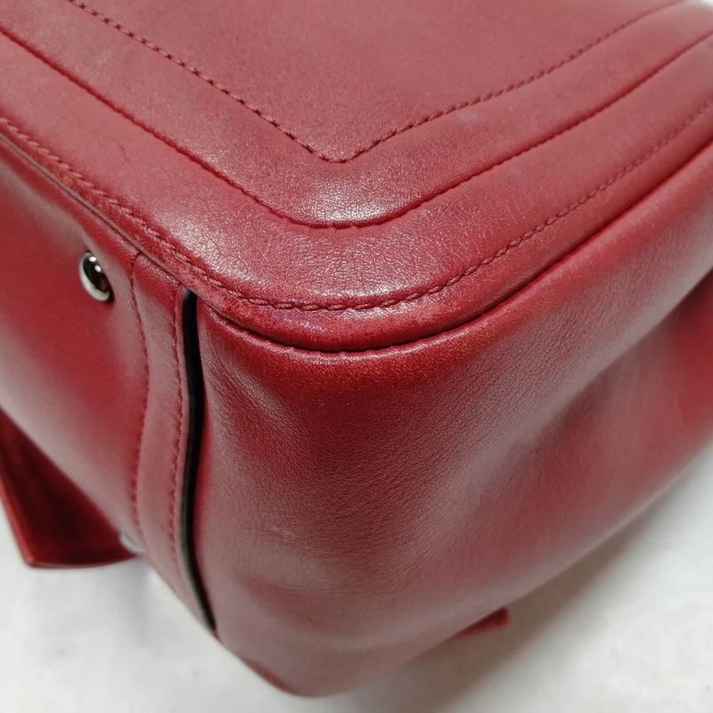Valentino Garavani Hand Bag Red Leather
