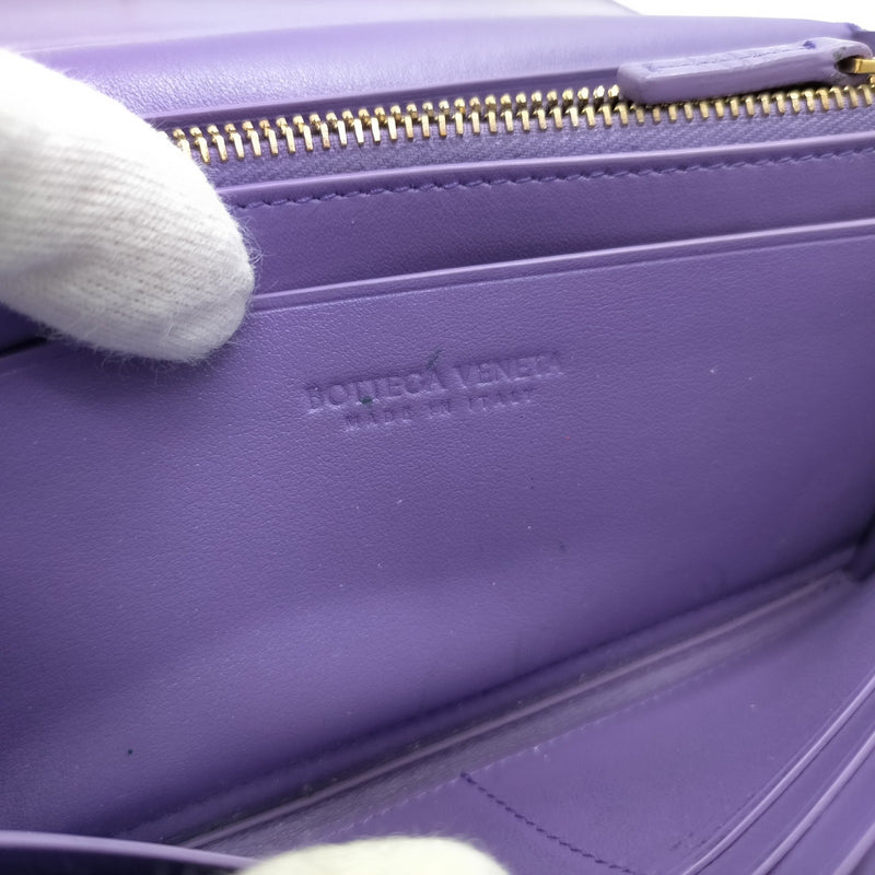 Bottega Veneta Long Wallet Purple