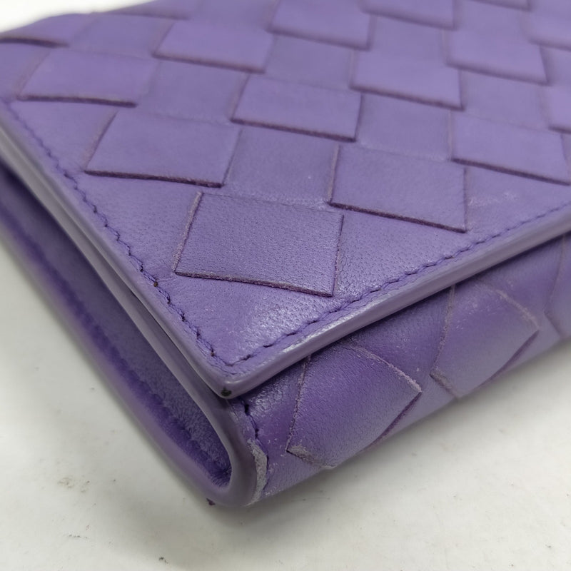 Bottega Veneta Long Wallet Purple
