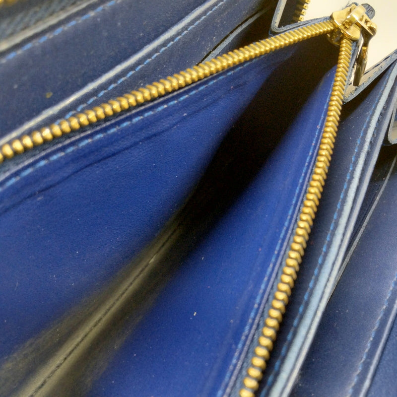 Louis Vuitton Lv Long Wallet Navy Blue