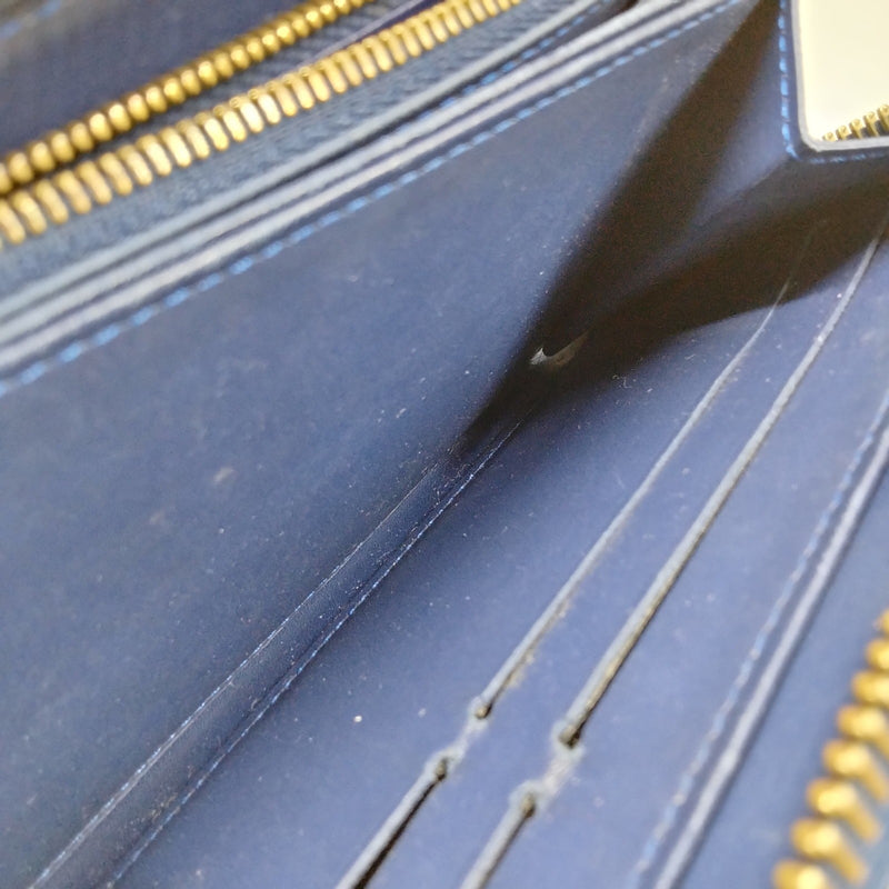 Louis Vuitton Lv Long Wallet Navy Blue