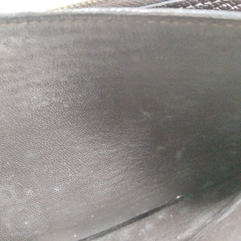 Hermes Long Wallet Brown Leather