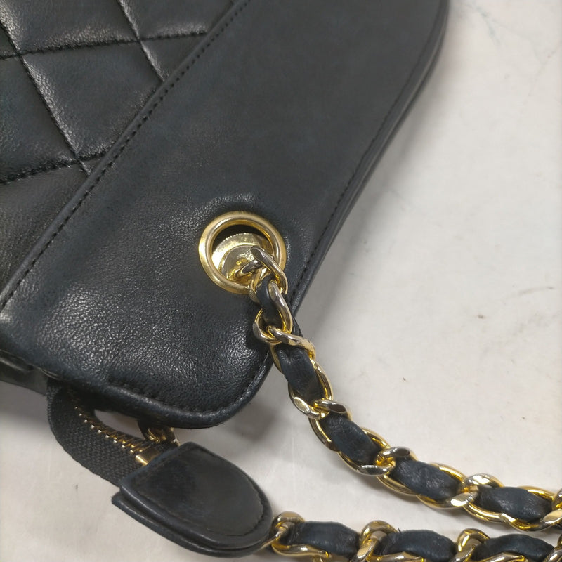 Chanel Shoulder Bag Matelasse Black