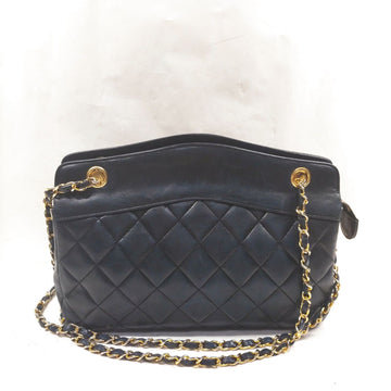 Chanel Shoulder Bag Matelasse Black