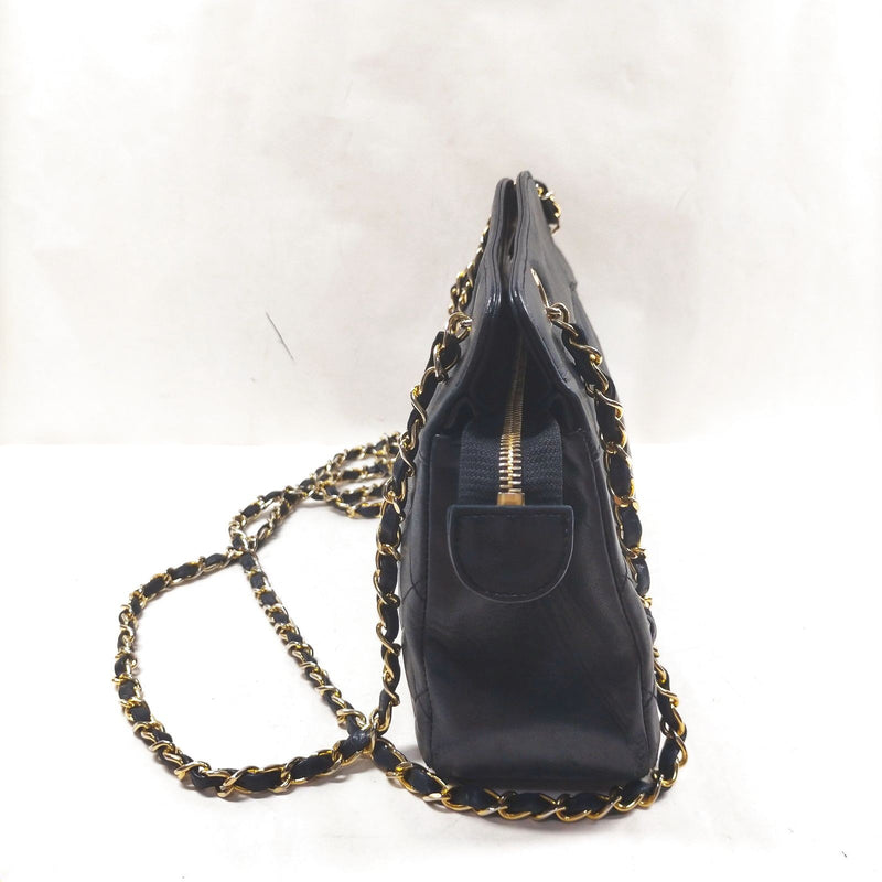Chanel Shoulder Bag Matelasse Black