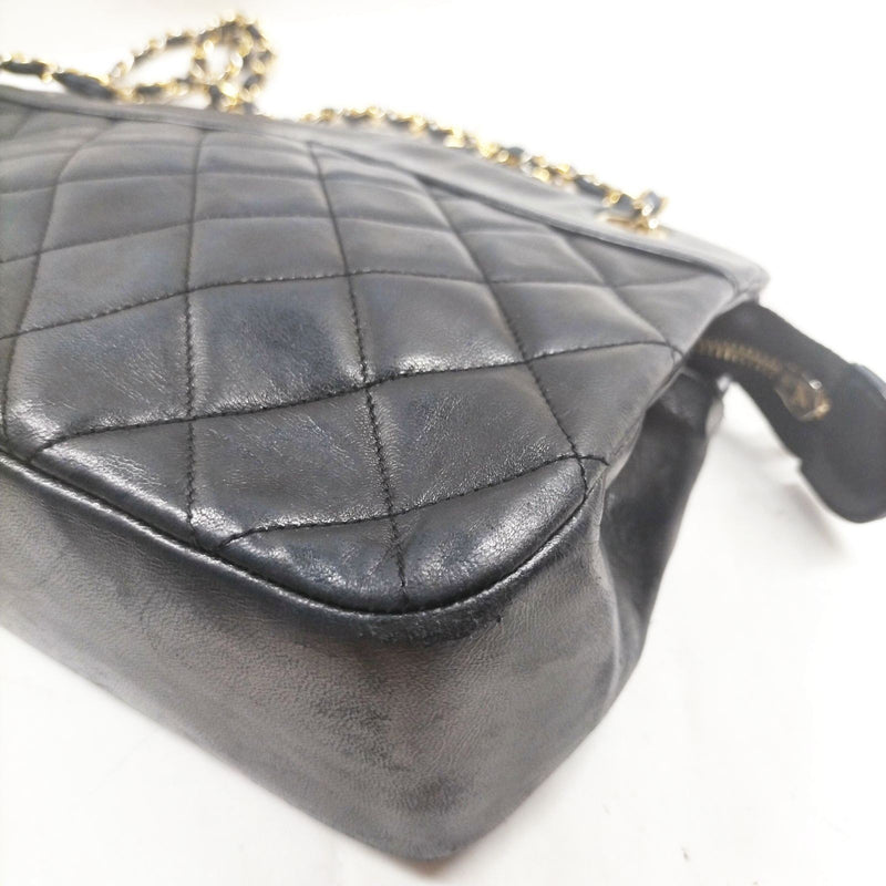 Chanel Shoulder Bag Matelasse Black