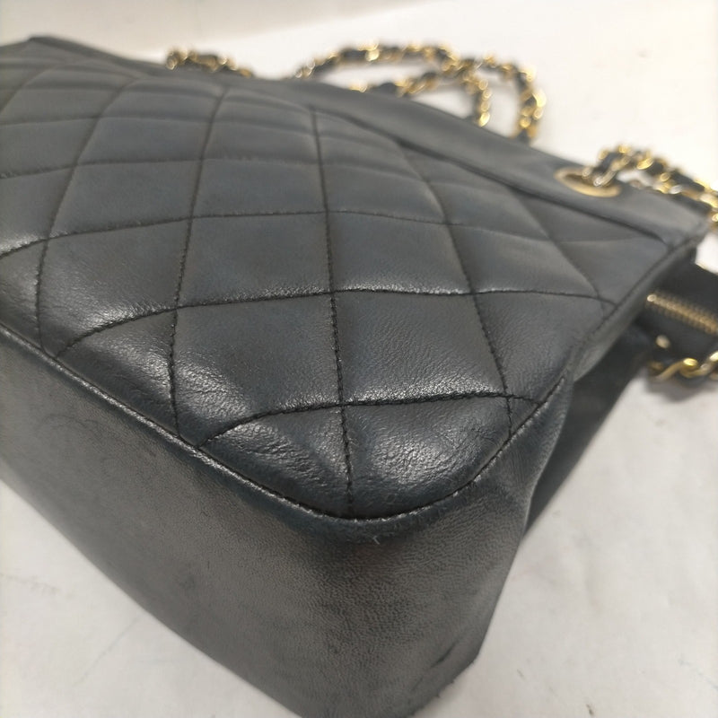 Chanel Shoulder Bag Matelasse Black