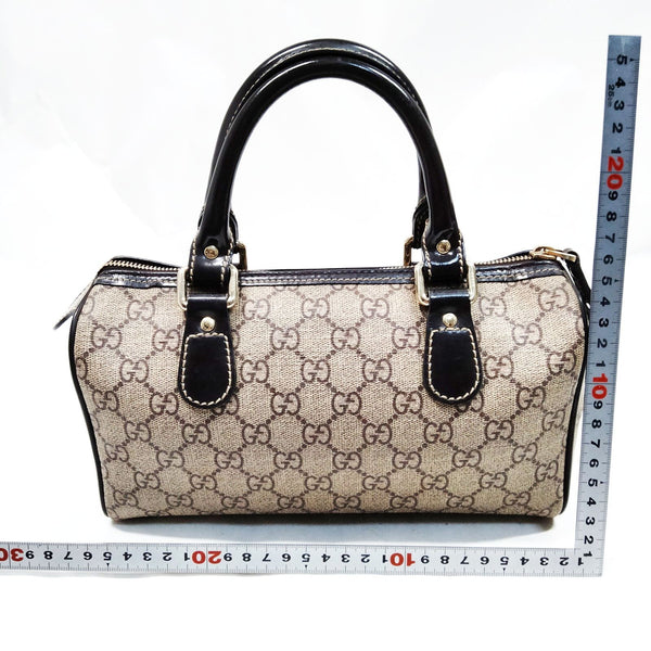 Gucci Hand Bag Brown Pvc