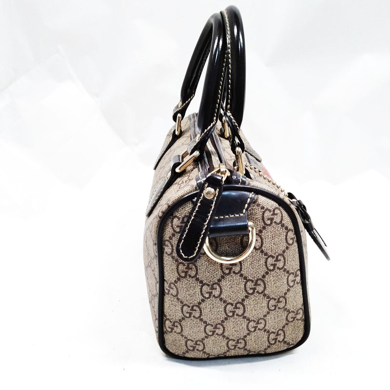 Gucci Hand Bag Brown Pvc