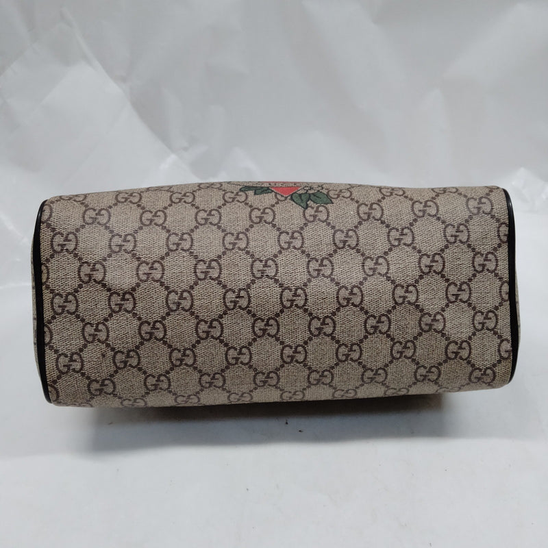 Gucci Hand Bag Brown Pvc