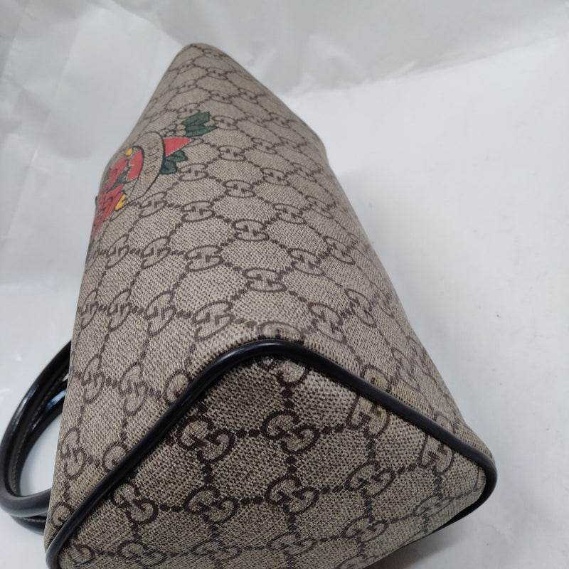 Gucci Hand Bag Brown Pvc