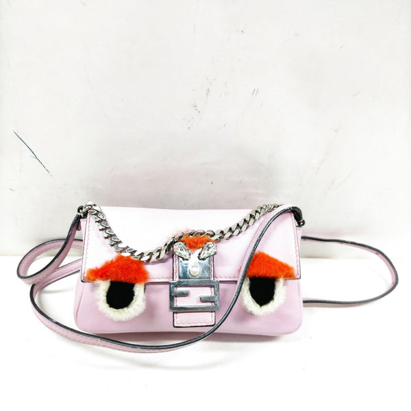 Fendi Crossbody Bag Pink Leather