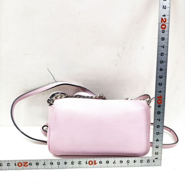 Fendi Crossbody Bag Pink Leather