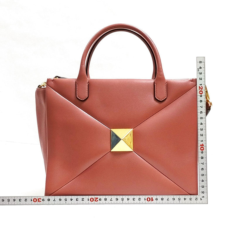 Valentino Garavani Hand Bag Pink Leather