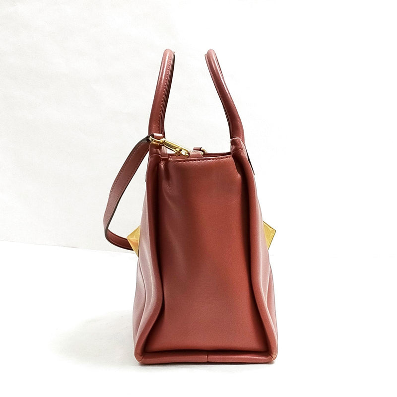 Valentino Garavani Hand Bag Pink Leather