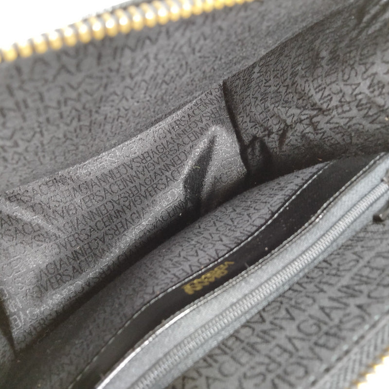 Gianni Versace Hand Bag Black Patent