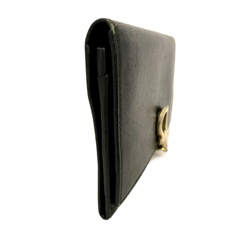 Salvatore Ferragamo Gancini Clip Leather