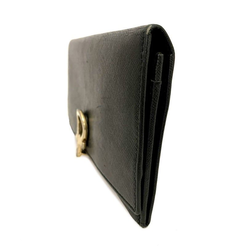 Salvatore Ferragamo Gancini Clip Leather