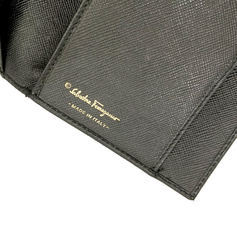 Salvatore Ferragamo Gancini Clip Leather