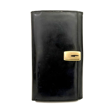 Gucci G Logo Clip Leather Long Bifold