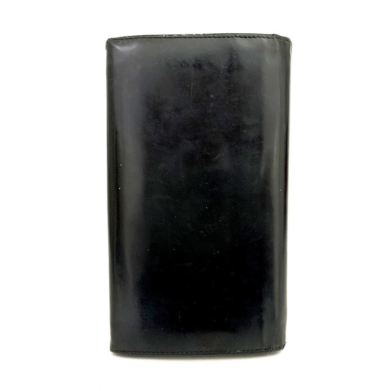 Gucci G Logo Clip Leather Long Bifold