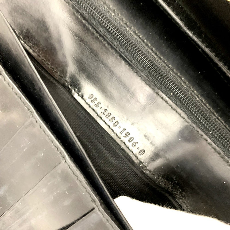 Gucci G Logo Clip Leather Long Bifold
