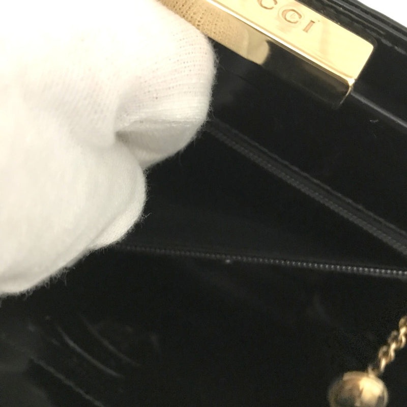 Gucci Patent Leather Shoulder Tote Bag