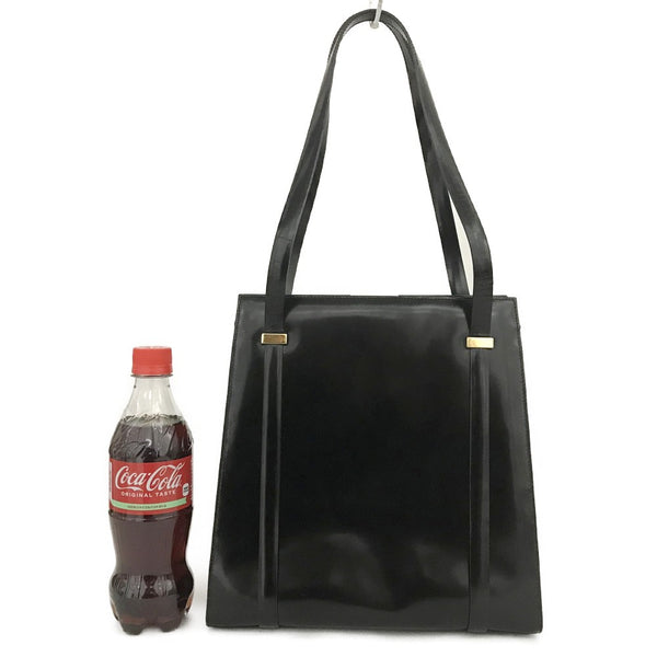 Gucci Patent Leather Shoulder Tote Bag