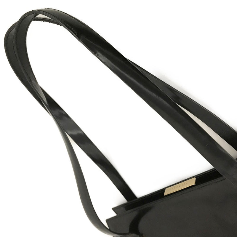 Gucci Patent Leather Shoulder Tote Bag