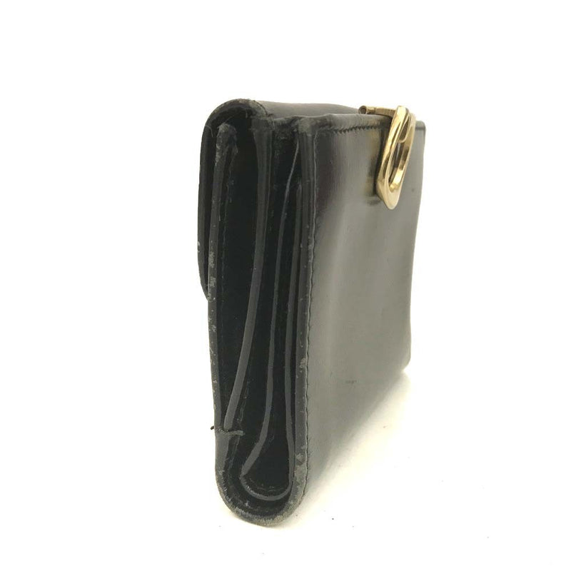 Gucci G Logo Leather Bifold Wallet Purse