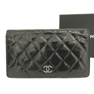 Chanel Cc Logo Quilted Matelasse Patent
