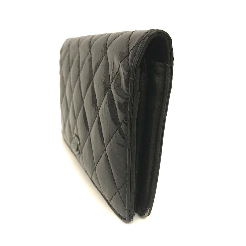 Chanel Cc Logo Quilted Matelasse Patent