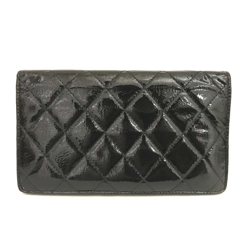 Chanel Cc Logo Quilted Matelasse Patent