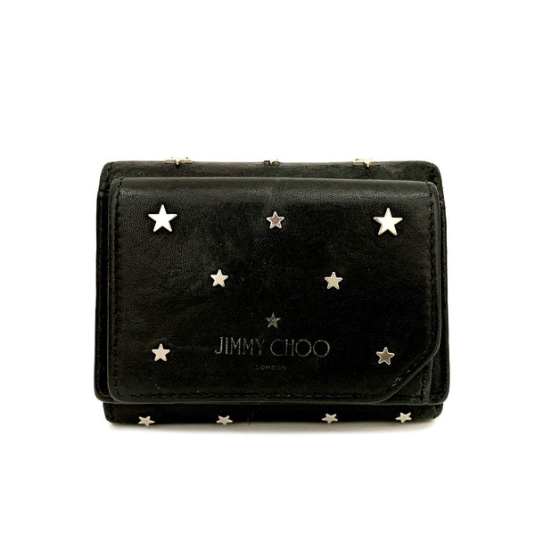 Jimmy Choo Star Studded Leather Trifold