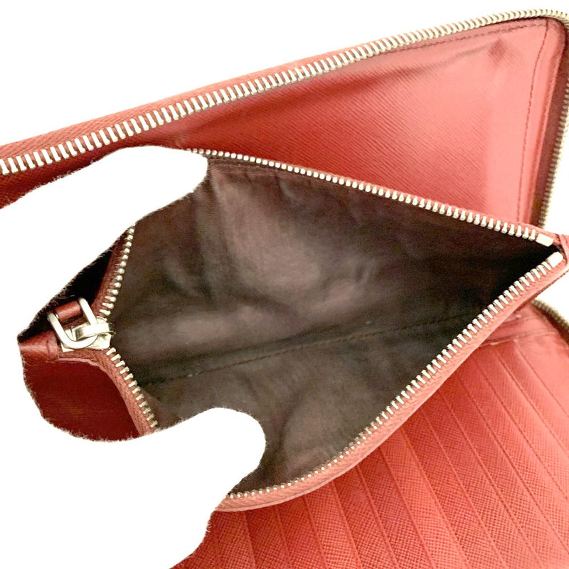 Prada Saffiano Leather Zip Around Long