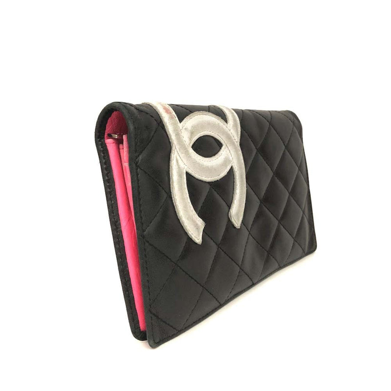 Chanel Combon Line Lambskin Long Bifold