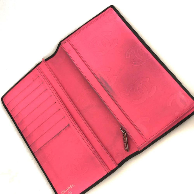 Chanel Combon Line Lambskin Long Bifold