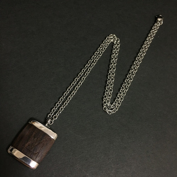 Louis Vuitton Bois Wood Silver Tone