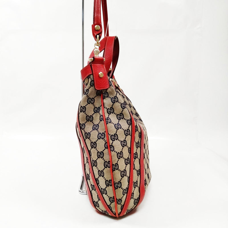 Gucci Tote Bag Navy Blue Canvas