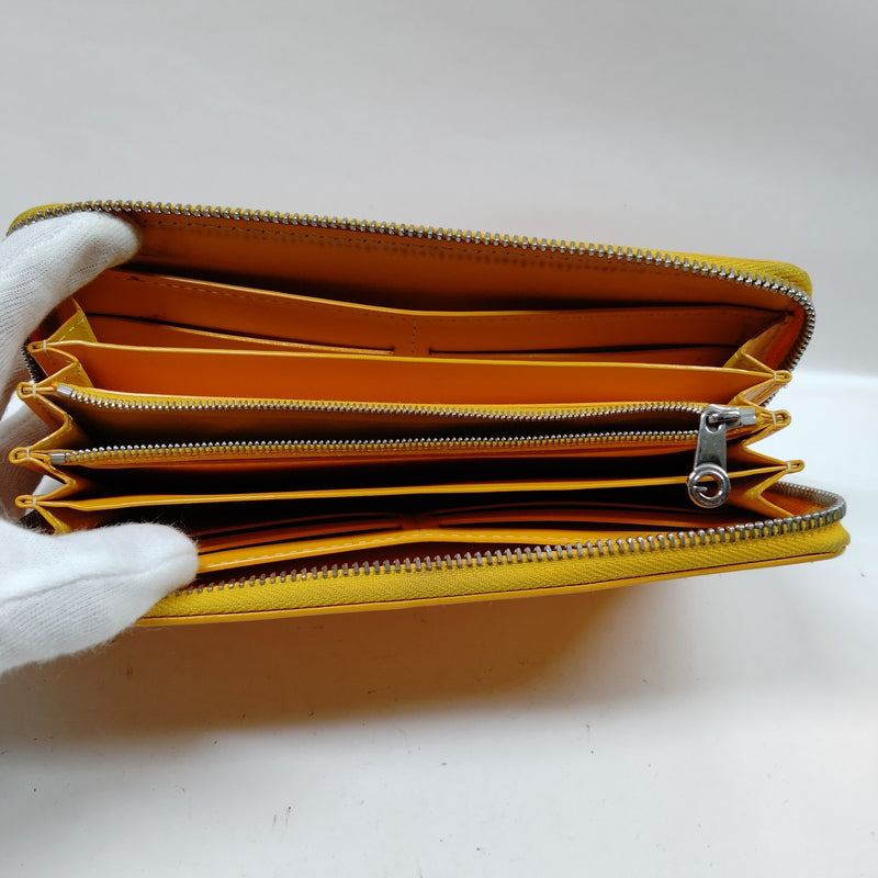 Goyard Long Wallet Yellow Pvc