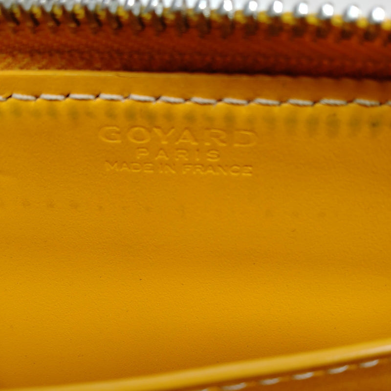 Goyard Long Wallet Yellow Pvc
