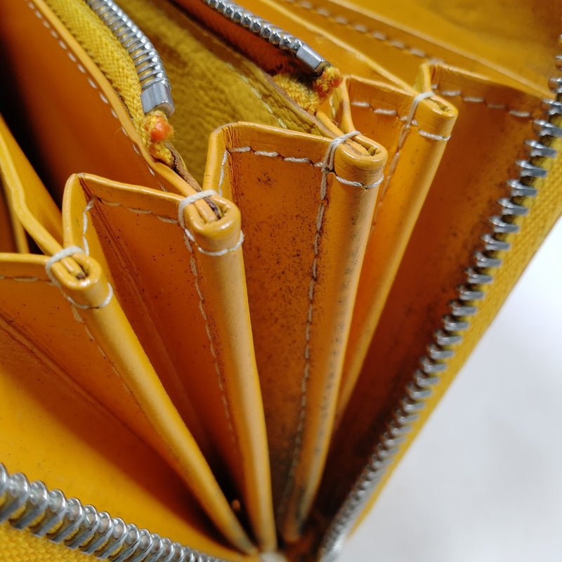 Goyard Long Wallet Yellow Pvc