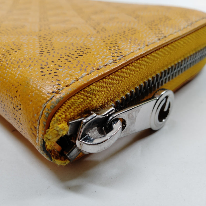 Goyard Long Wallet Yellow Pvc