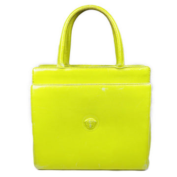 Versace Hand Bag Yellow Leather