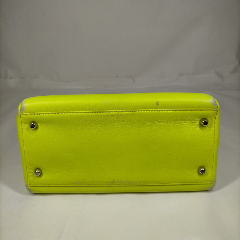 Versace Hand Bag Yellow Leather