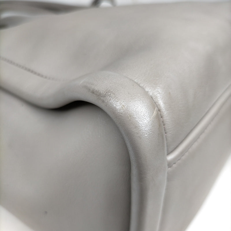 Prada Hand Bag Brown Leather